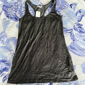 Silver/Grey Shiny Tank Top From Old Navy Size X-Small
